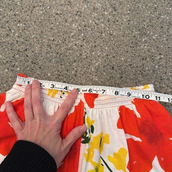 GENE EWING BIS Vintage 1990 Poppy Floral Sleeveless Top & Pants 2 Piece Set - Picture 5 of 12